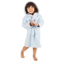 18C1032: Kids Borg Dressing Gown- Ice Blue (3-6 Years)